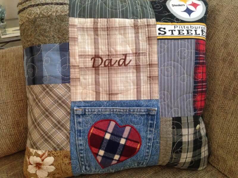 7 Unique Ways to Preserve the Memory of a Loved One 5 memory pillow memorial