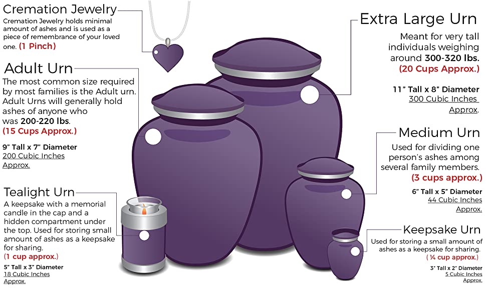 best purple cremation urns 9