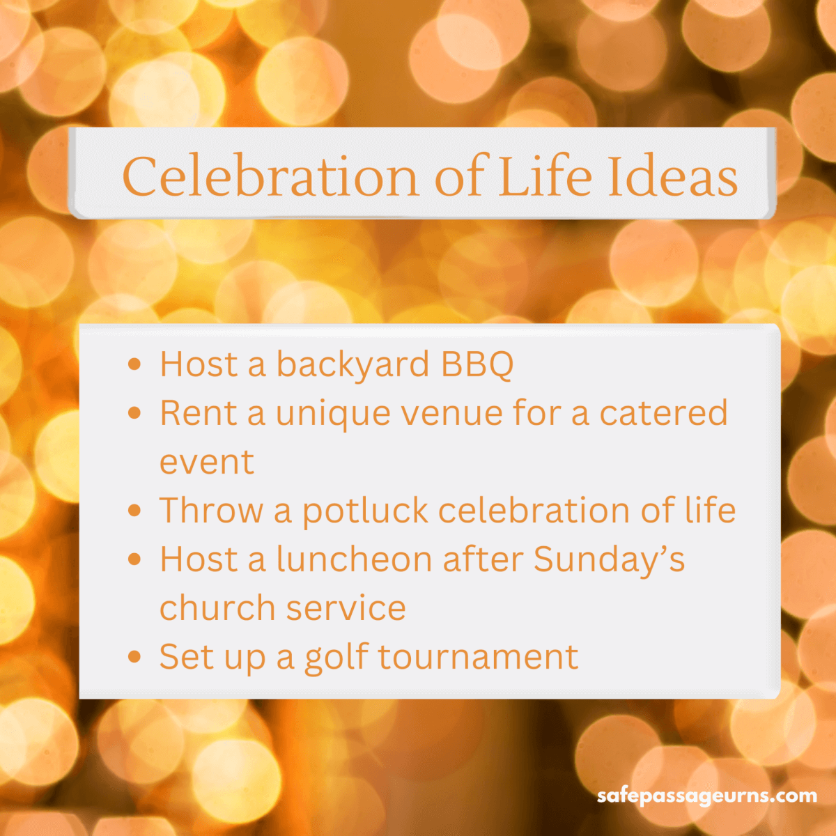 how to plan a celebration of life checklist and guide 3